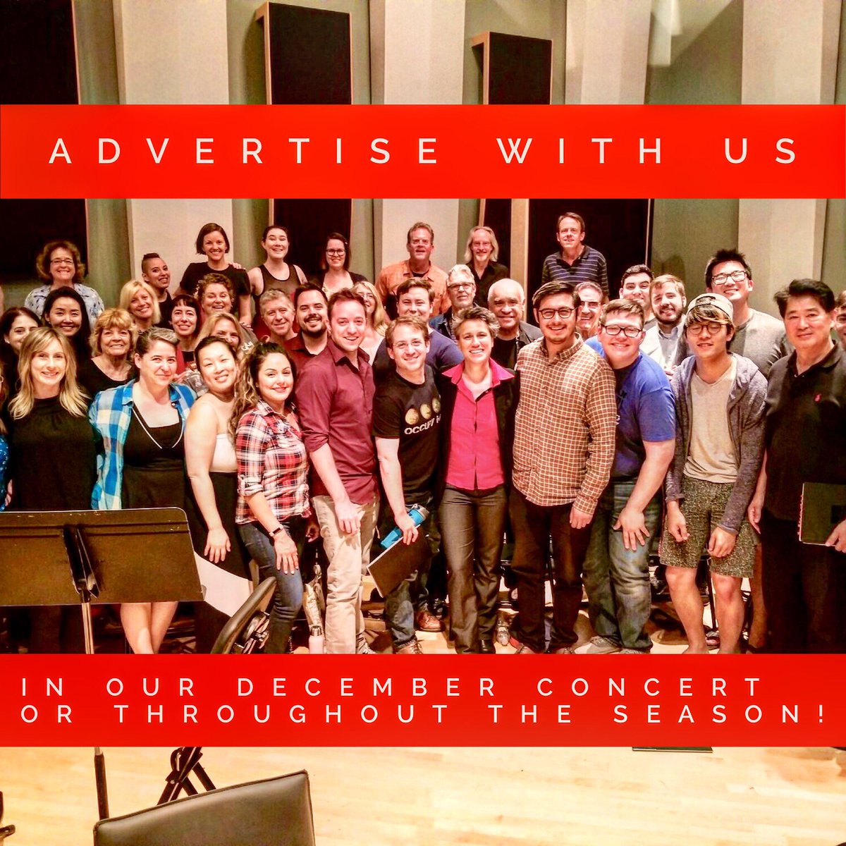 Support the arts community and advertise your biz! Buy a program ad for our Dec concert. Angeleschorale.org/advertise