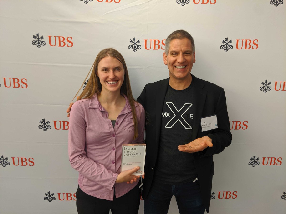 mX's tweet photo. MX engineer Denna Lawrence presented last week at the UBS Future of Finance Challenge 2019  https://t.co/h6XcICitg4   @UBS @_don_mac_ #futureoffinance https://t.co/RGCInBQng0
