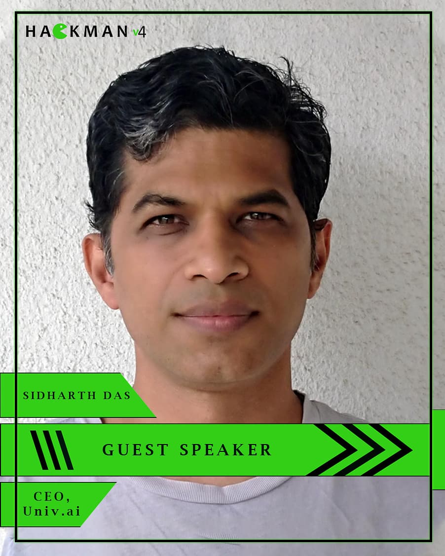 WeAreHackman's tweet image. Tech Talk alert at 
Hackman v4
Speaker - Mr. Siddharth Das

#TeamHackman #dayanandasagarcollegeofengineering #hackathons  #hackman  #coder #coding #opentheme  #24hrhackathon
#Hackmanv4