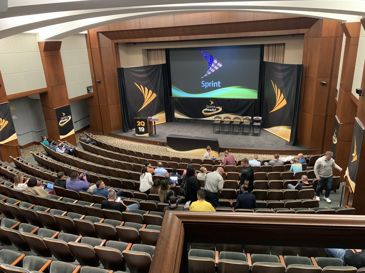 This is quite an experience to be at the #SprintTownHall