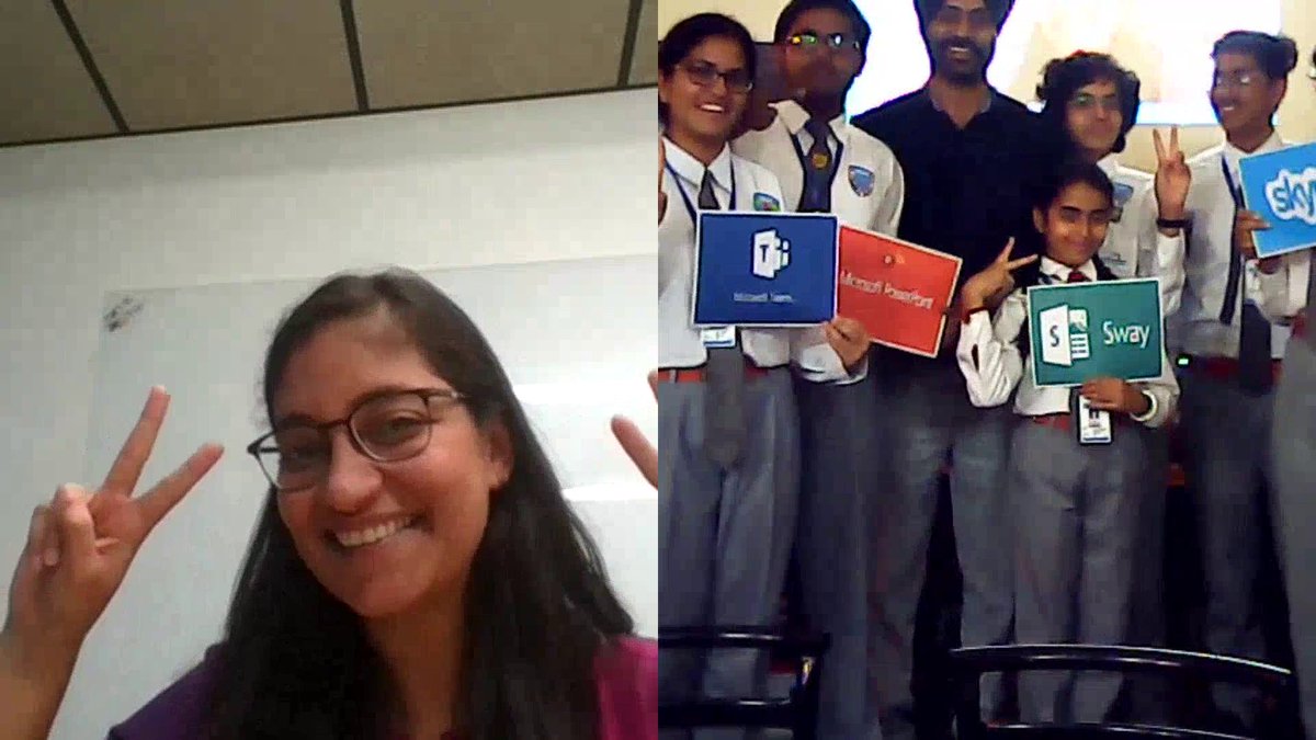 Gurdeep_Saffron's tweet image. Participated with Full excitement in #MicrosoftGlobalLearningConnection Connected with Ms.Shakun Grover, Product Manager, Microsoft Bangalore.. Main Objectives were Microsoft Tools, AI and Career Aspirations..
#SkypeClassroom #Skypeathon