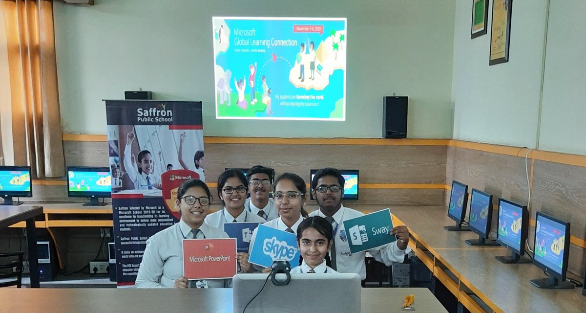 Gurdeep_Saffron's tweet image. Participated with Full excitement in #MicrosoftGlobalLearningConnection Connected with Ms.Shakun Grover, Product Manager, Microsoft Bangalore.. Main Objectives were Microsoft Tools, AI and Career Aspirations..
#SkypeClassroom #Skypeathon
