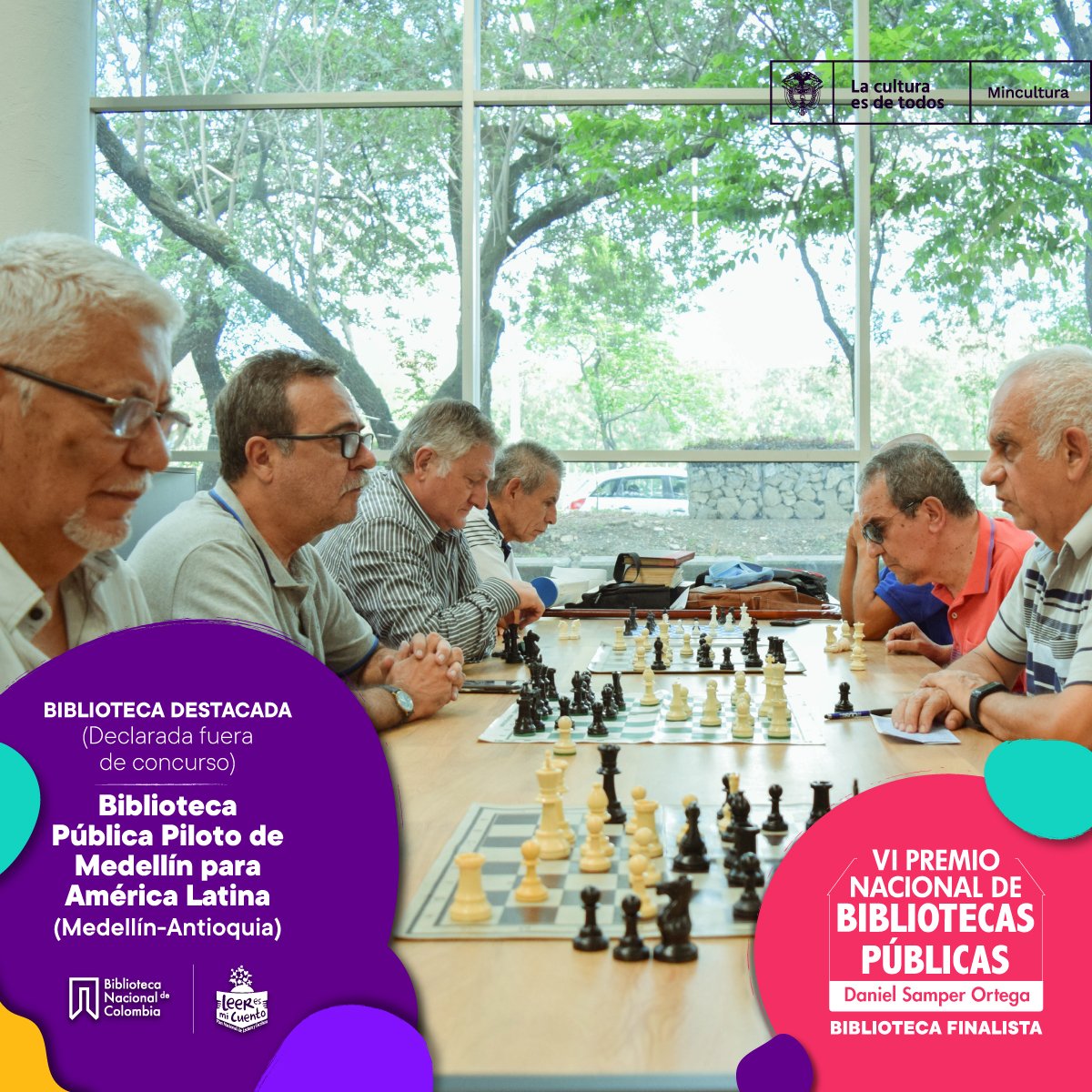 BibliotecaNalCo's tweet photo. Por ser un modelo a seguir para las bibliotecas patrimoniales del país, el #PremioBibliotecas 2019 declaró fuera de concurso a la @bppiloto de Medellín.
Su trayectoria a nivel nacional será reconocida por @mincultura el próximo  13 de noviembre. 
👉 https://t.co/E2ZlSgMkwJ https://t.co/eCpoxf5jjz