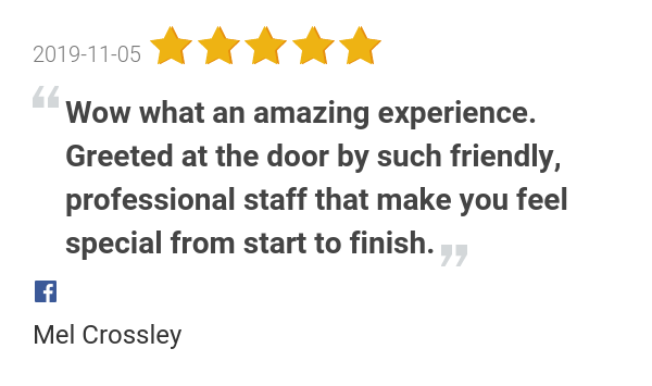 markswinford's tweet photo. New 5.0-star Review: "Wow what an amazing experience. Greeted at the door by such friendly, professional staff... https://t.co/q4TPqgZP9Q