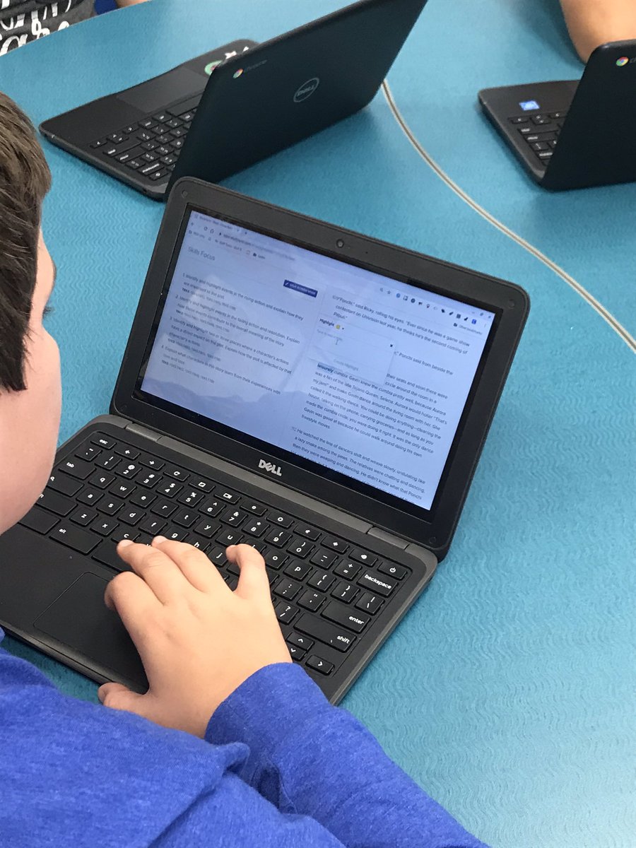 BrownELAR's tweet photo. 7th grade ELAR read and annotated “The Walking Dance” by Marcela Fuentes today. They looked for plots events, and in their annotations, notes how these affected the story. #litdivas #RobinsonISD @whatsnewatrjh https://t.co/2q26getkWU