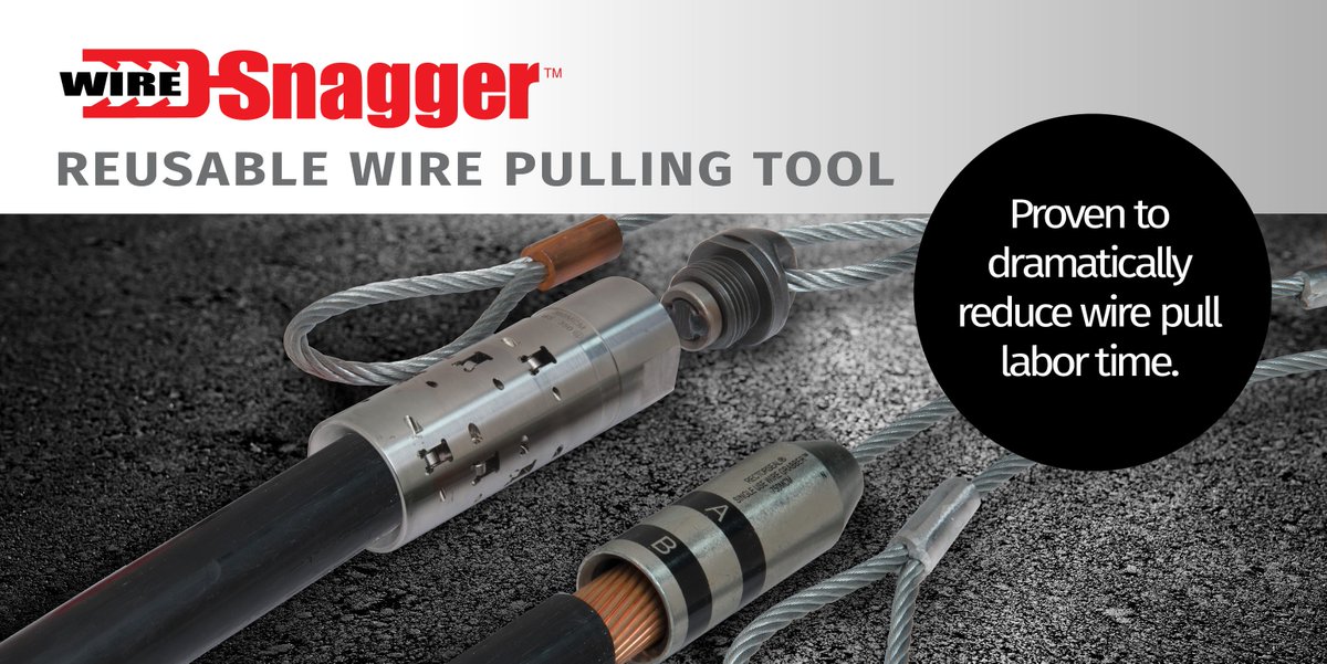 RectorSeal's tweet image. There is no need to strip, tape, trim or tie wires with Wire Snagger. Best of all, it&apos;s reusable! Click, Snag, Pull, and you&apos;re done! #Electrician #WirePulling #ElectricianLife