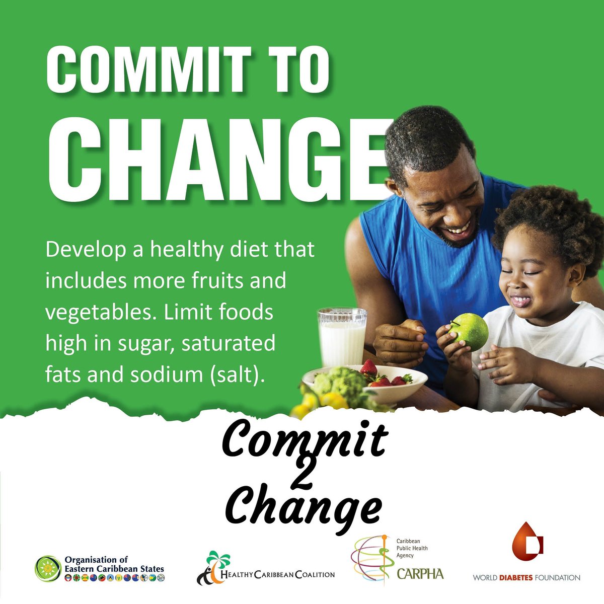HealthCaribbean's tweet image. #Commit2Change #OECSHealth