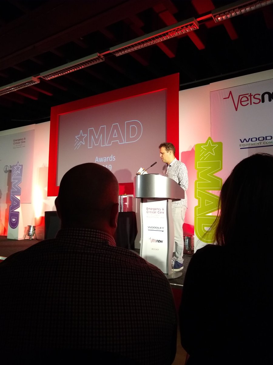Here we go! Our MAD awards are in full swing as we celebrate the amazing work of Vets Now staff this year. #ECCUK19