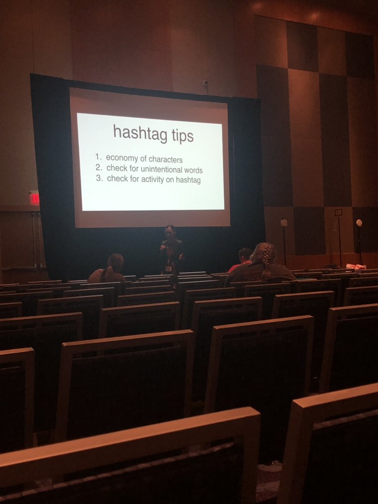 Love this session by <a href="/MsMagiera/">Jennie Misong Magiera</a> on using social media.  Love the Twitter Tuesday topics to promote discussion and student voice throughout the entire school.