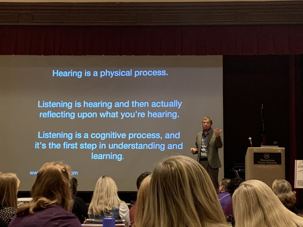 My dear friend @Zakchamp engaging us in Learning to Listen! at NCCTM #ncctm19