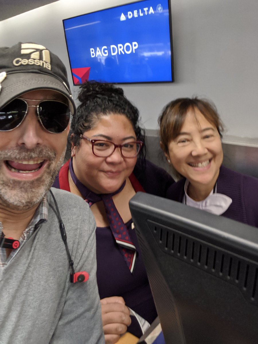 Hey <a href="/Delta/">Delta</a>, the ticketing #Team at SFO was MOST #accommodating this morning. Please let them know you've got yet another reason to justify my #flights and my #loyalty!!!