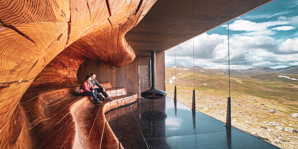 We’re always looking at #travelinspiration. This stunning building is tucked away in the chilly yet breathtaking grasslands of #Norway. #tnttravel #travel #wanderlust #travelinspo