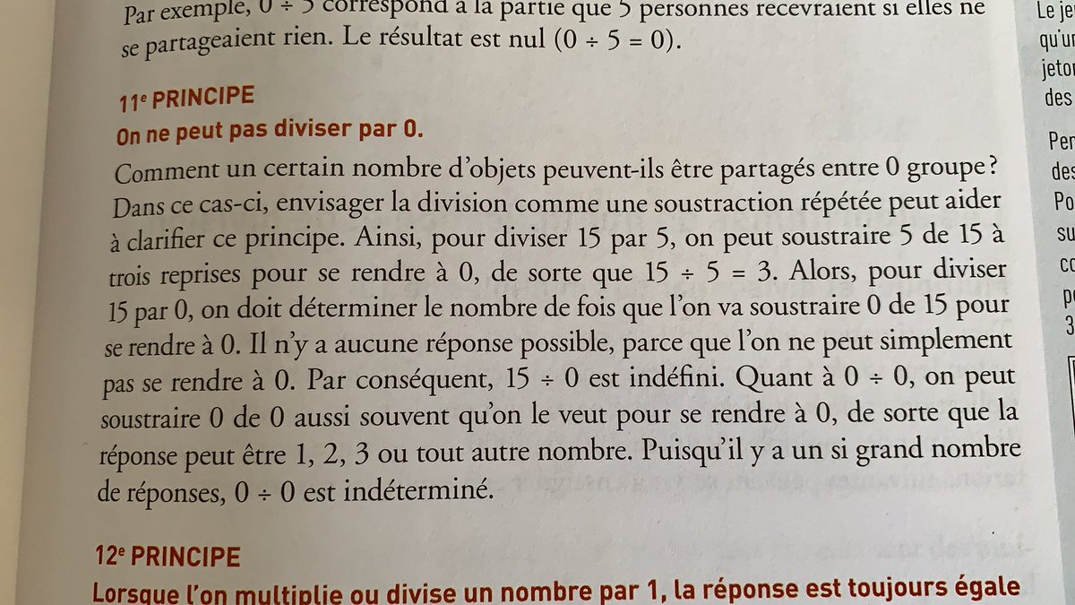 Une façon tellement simple s’expliquer indéfini et indéterminé.  #divisionparzero
