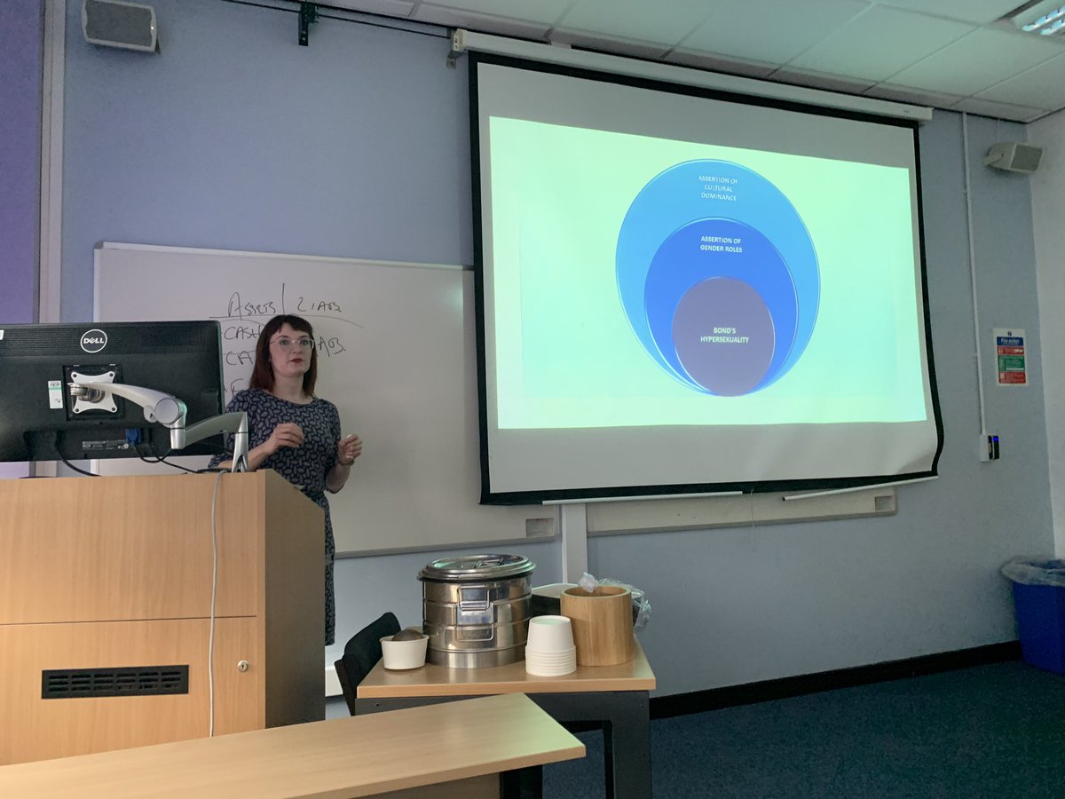 @GCU_GSBS @GCUResearch Dr Helena Basil-Morosow presented her fascinating research on realigning binary gender qualities and that Bond likes the challenges of a strong exotic villain - I’m going to watch James Bond with a new light now...bring on the female Bond