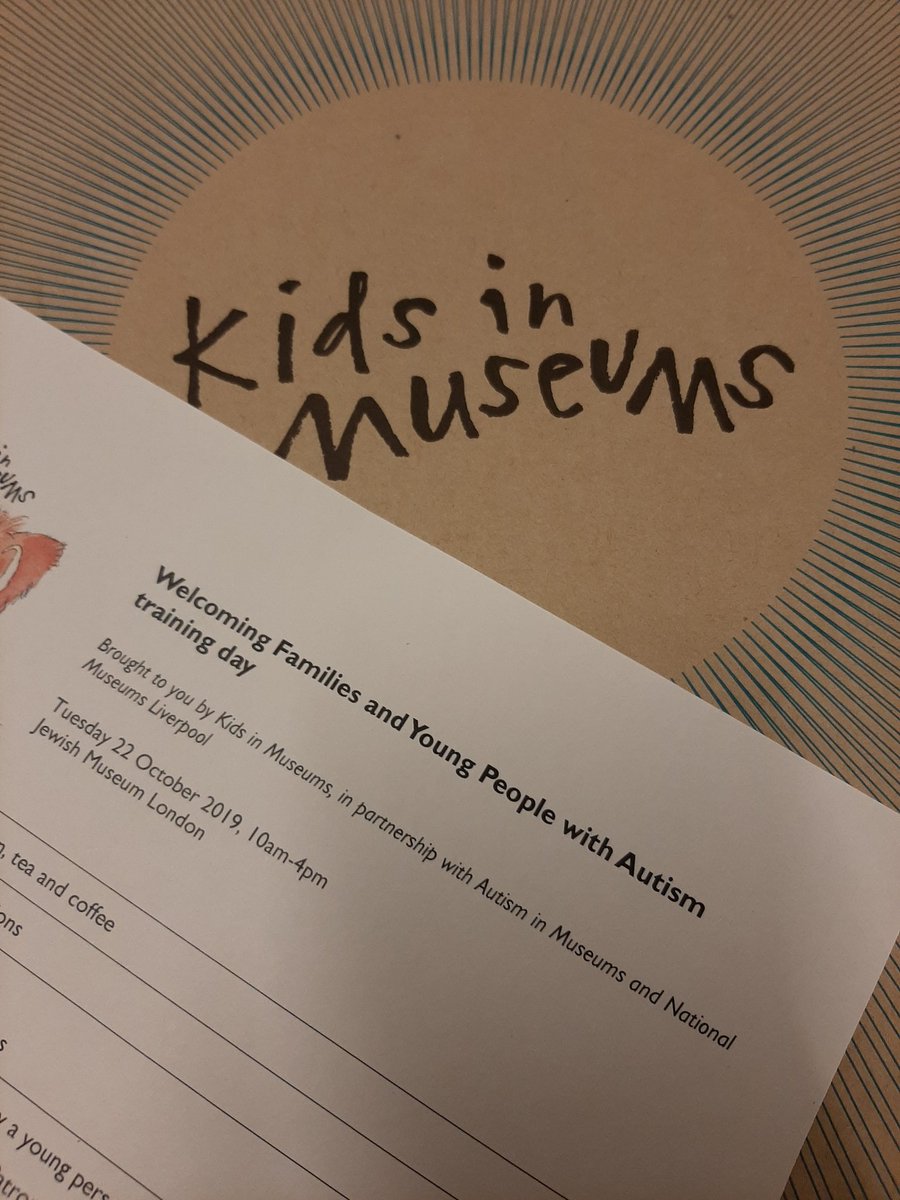 Day 6 #Museum30 , following attending a fab @kidsinmuseums training day at @JewishMuseumLDN last month with @AutisminMuseums and we learnt a lot about #inclusion and are working on our #VisualStory, available on our website soon! 👍