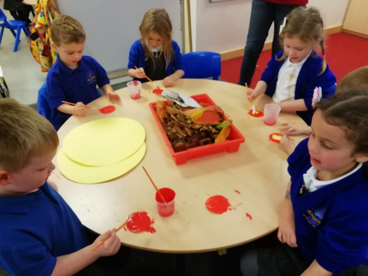 EYadVENTURErs's tweet photo. After a very rainy afternoon gardening club sheltered inside and made a remembrance wreath with a selection of leaves and natural materials from outside. These will be going on our Foundation and Adventurers displays in school #RemembranceDay https://t.co/rr9lN7ORzz