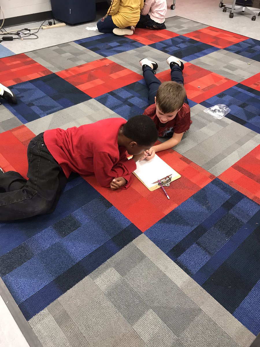 teachtwilson's tweet photo. Collaboration during word work in third grade. Students are making new words with the same final consonant clusters as their spelling words. #sheiko2020 #wb2020 https://t.co/kzYu48ViIX