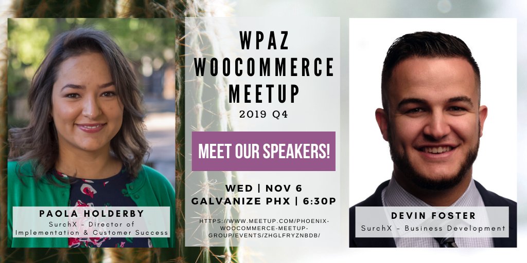 modeeffect's tweet photo. We can't wait to see you at our @WooCommerce #Meetup tonight! Devin Foster &amp; Paola Holderby of @SurchX are taking us to school on the topic of surcharging.

RSVP here: https://t.co/hWKgfex43f⁠

#WordPress #WooCommerce #eCommerce #WPAZ #WPAZWoo #WooPHX https://t.co/sgSKnO2rlk