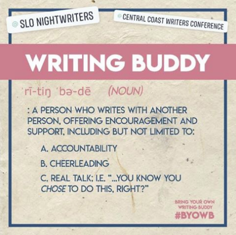 SLONightWriter's tweet image. 1) Grab a writing buddy and come to our NaNoWriMo Come Write-In event this Saturday, November 9, sponsored by SLO NightWriters and Central Coast Writers Conference📝Stop by anytime between 10:00 a.m. to 5 p.m. ... stay for an hour or stay the entire afternoon!👨🏻‍💻