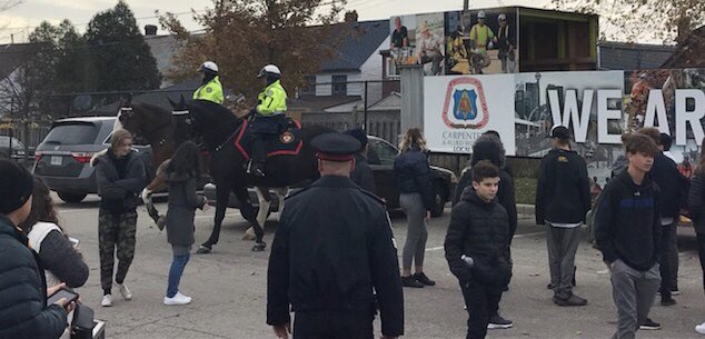 TPSMotorSquad's tweet photo. “Take Your Child To Work Day” is happening at Toronto Police College.
Service members’ children are getting a little taste of various units within the Toronto Police Service.
It may look like the horses are more popular than us but they aren’t!
(Sigh, yes they are.)
#HM44 https://t.co/RfblAO0Jth