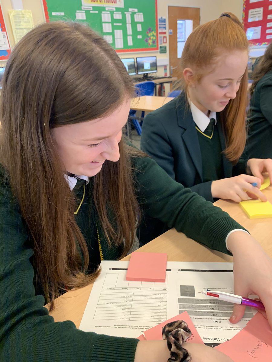 narelle_allen's tweet photo. Today we were in @SJS41 (St Joseph’s Grammar), with our #python course. We started with our #innovative unplugged activities before jumping onto the computers with @AzureNotebooks! Amazing to see how quick the young people are grasping the content! :) #hivetechacademy @PwC_NI https://t.co/1BBoFoaSx5
