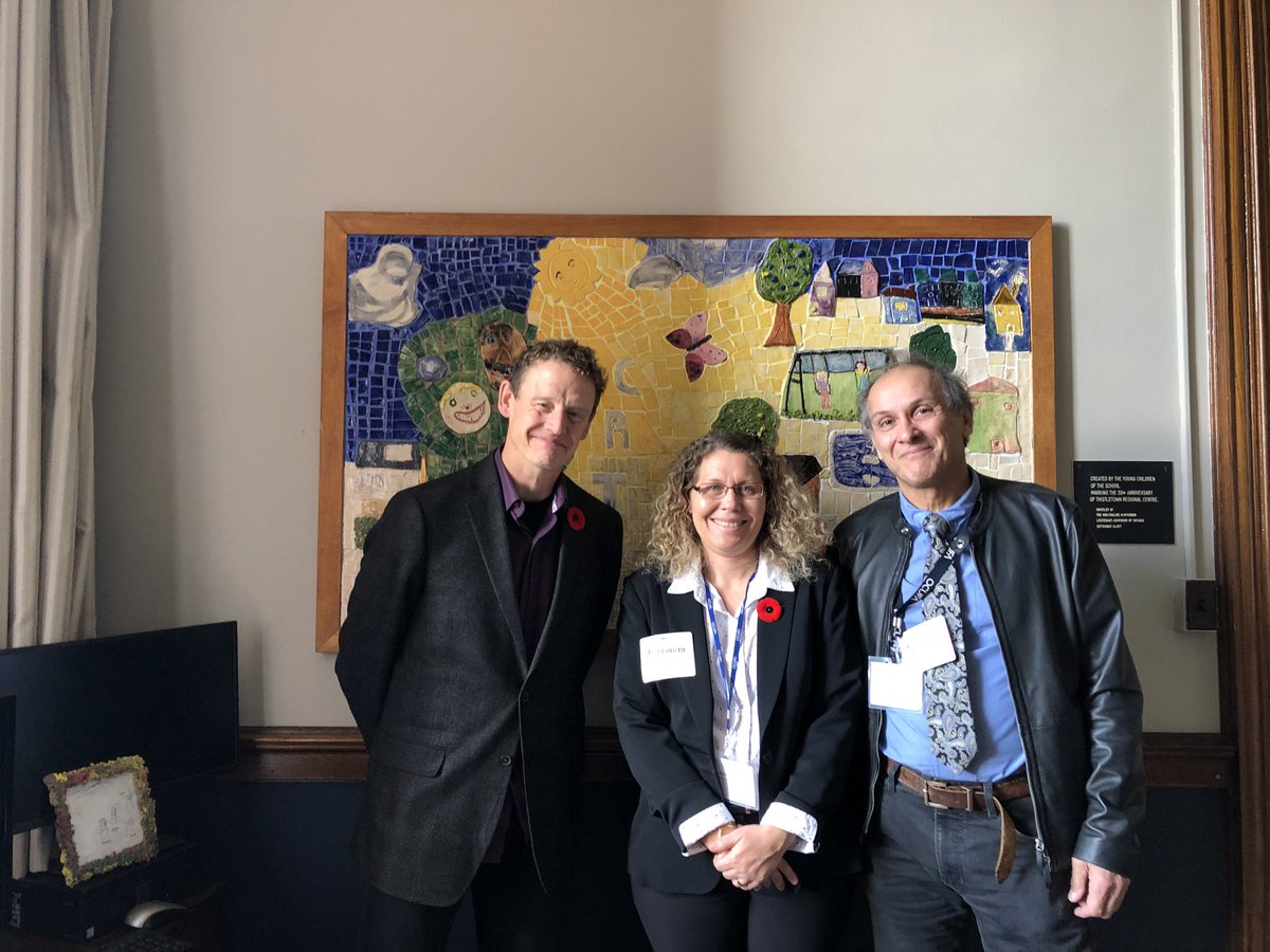 Just met with @JoelHardenONDP   to discuss the importance of delivering fairness for contract faculty and ensuring good academic jobs at Ontario's universities with @cuasa @OCUFA #Fairness4CF #15andFairness #OnPSE #OnPoli #CanLab