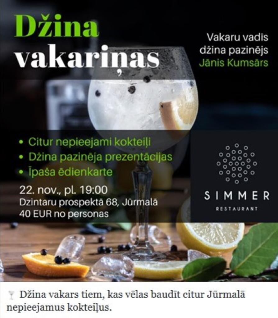 Fantastic event at Restorāns Simmer!
👇Worth to visit! 😉 And after this delicious event, we offer to relax in our cozy hotel. 😌 Amber Sea Hotel &amp; Spa - the best holiday on the shores of the Baltic Sea!