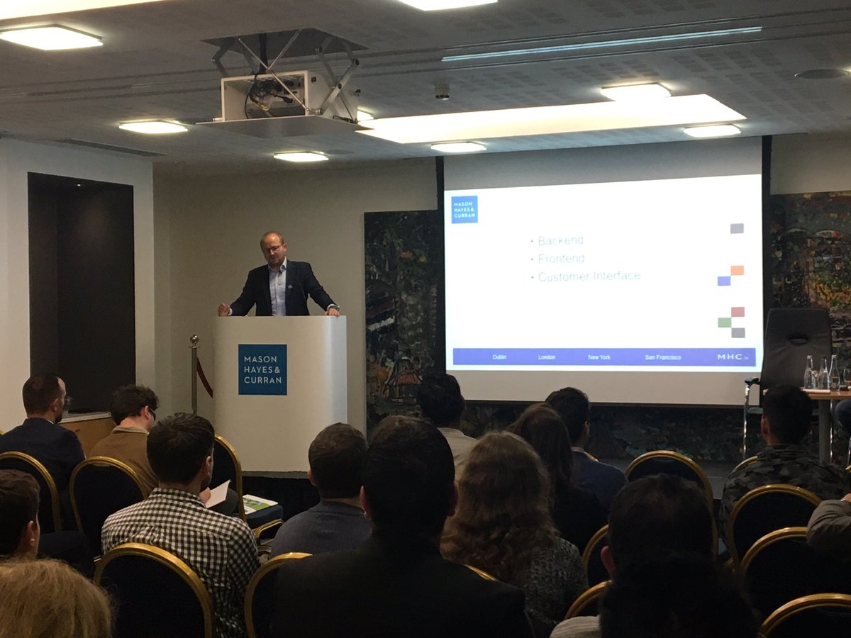 AlldusAI's tweet photo. Kicking things off is Brian McElligott who tells us about AI in the legal field at the 20th Data Science Ireland meetup here at @MHCLawyers #datascienceirl #meetup #aiinaction https://t.co/PfrtrRtYTL