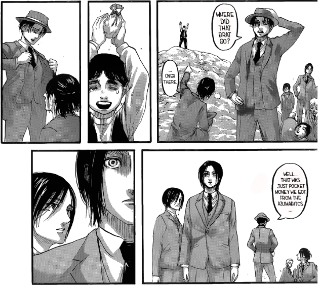 CallThouCJ's tweet photo. This mf XD Levi saved him and steals the wallet anyway. What a guy
#FinallyCaved https://t.co/0UvWuUY8L9