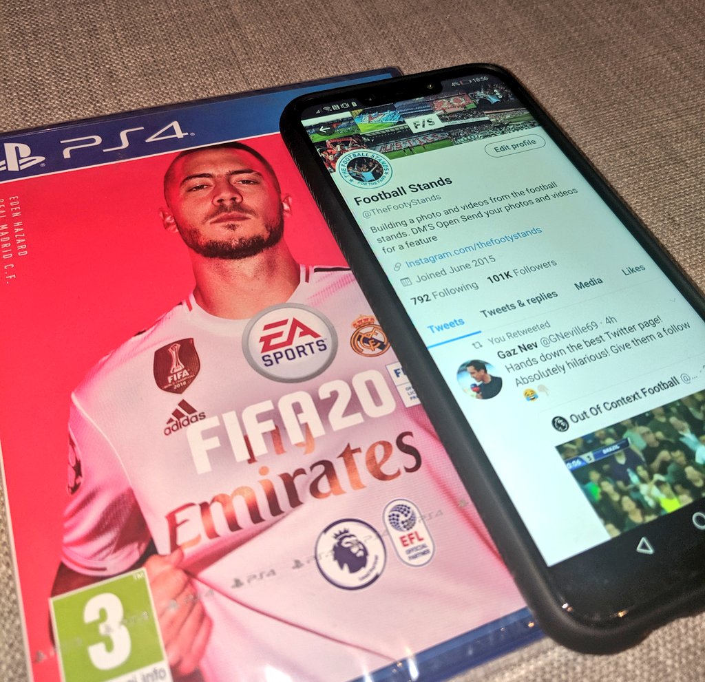 Pattystips's tweet photo. If Manchester City and Tottenham both win tonight, I’ll giveaway another copy of FIFA 20 on PS.

RT &amp; follow this account to enter. Winner picked tonight at full time 👍🏻 https://t.co/4L5Ec5fQne