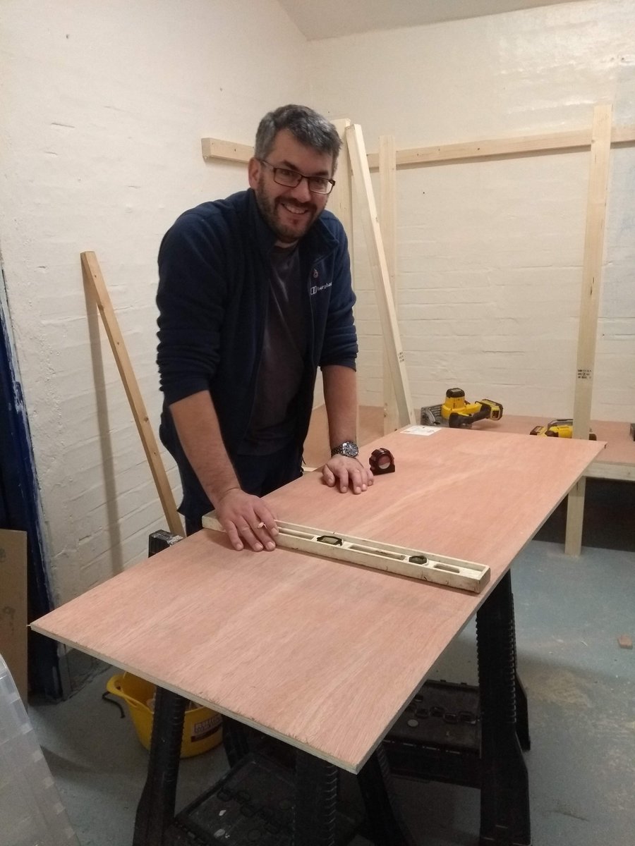 Thank you to our very own handy Andy, who is helping refurbish the unit’s uniform stores. Andy is also one of our Trustees and during #trusteesweek2019 we’d like to thank all our amazing Trustees for helping to develop &amp; run our unit. #rdguk
