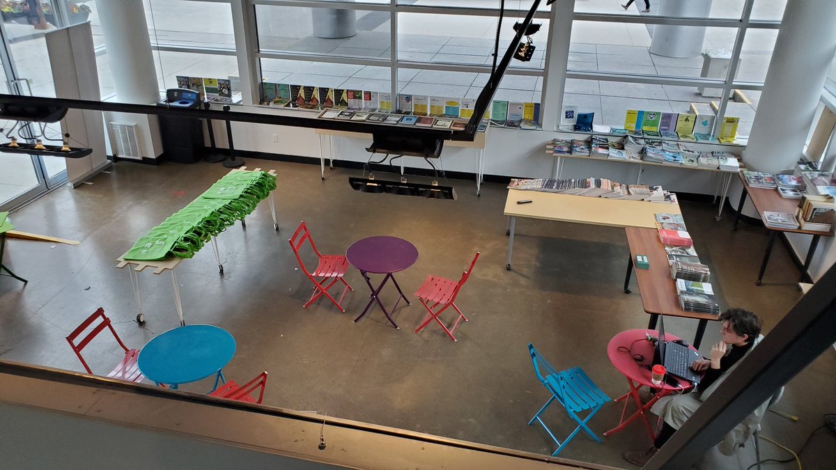 MediaENV's tweet photo. Check out ENV's new space at Project 220, right in front of @CityKitchener's city hall building, 220 King street west! Drop by to see some of Alternatives Journals rich history with magazines dating back to the 70's! #Kitchener #Project220 #ENVMedia #environment https://t.co/BzmxE9O3fc