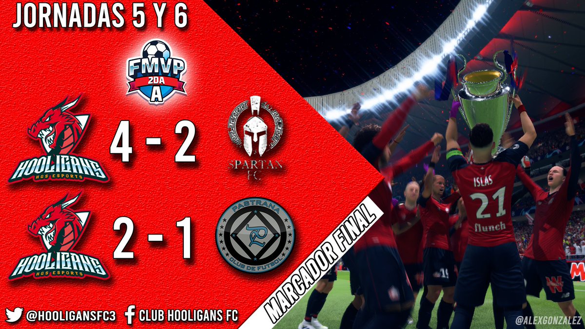 Club HGS eSports (@hooligansfc3) on Twitter photo 🚨 ¡RESULTADOS! 🚨
⬇️⬇️⬇️⬇️⬇️⬇️⬇️⬇️
#ClubesPro #ProClubs #Fifa20 #easports #UltimateTeam #Fifa #XboxOne #VamosHooligans <a href="/VPN_MEXICO/">Virtual Pro Network México</a> <a href="/VPNGlobal/">Virtual Pro Network</a> <a href="/Pool_DiMolina1/">Alan Iván Di Molina (Pool)</a> <a href="/FifaProClubshub/">Fifa Pro Clubs Hub</a> 🚨 ¡RESULTADOS! 🚨
⬇️⬇️⬇️⬇️⬇️⬇️⬇️⬇️
#ClubesPro #ProClubs #Fifa20 #easports #UltimateTeam #Fifa #XboxOne #VamosHooligans <a href="/VPN_MEXICO/">Virtual Pro Network México</a> <a href="/VPNGlobal/">Virtual Pro Network</a> <a href="/Pool_DiMolina1/">Alan Iván Di Molina (Pool)</a> <a href="/FifaProClubshub/">Fifa Pro Clubs Hub</a>