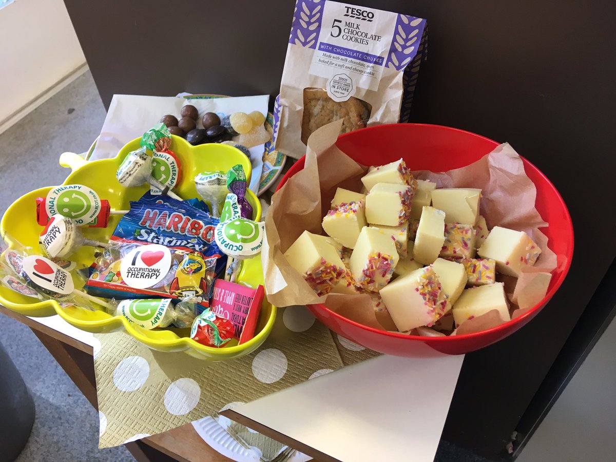 Today we invited the lovely  managers from the acute adult pathway for a shared lunch to discuss the #SmallChangeBigImpact of our teams OT interventions, service development projects and our plans for the future! #OTWeek2019 #ValueOfOT <a href="/CharlieGale__/">Charlie Gale</a> <a href="/NHSOTRob/">Rob Ellis</a> <a href="/CPFT_NHS/">CPFT</a>