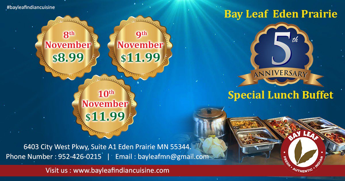 Bay Leaf Indian Cuisine Eden Prairie MN (bayleaf_eden) Twitter