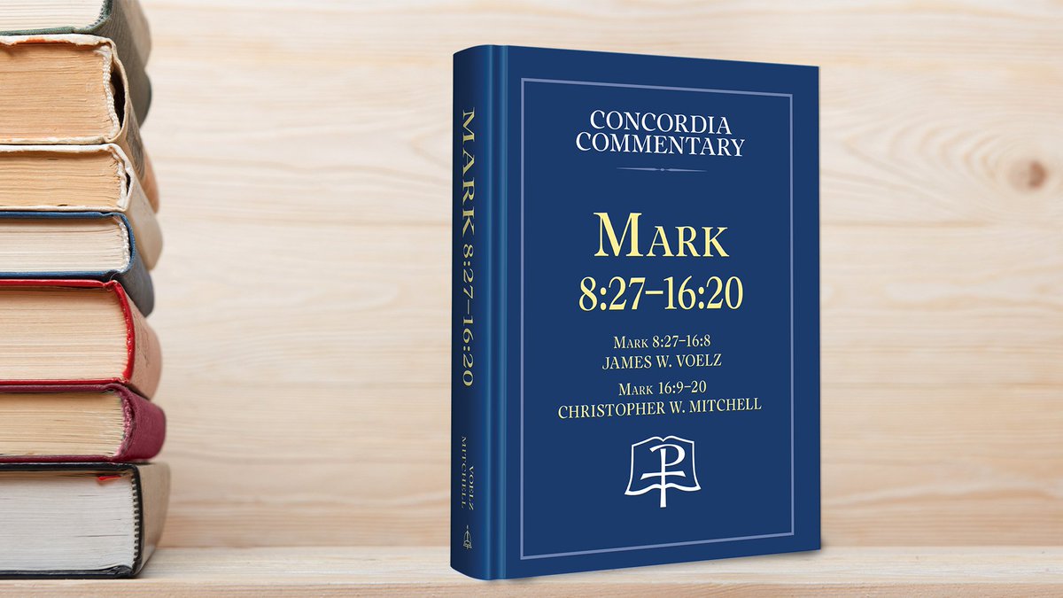 CPHAcademic's tweet photo. Volume 2 of the Concordia Commentary on Mark opens with the first public confession of the identity of Jesus by His followers, a confession that seems to show greater insight than exhibited by those followers heretofore.

https://t.co/CChH8BBlmE https://t.co/Zzu27yccQb