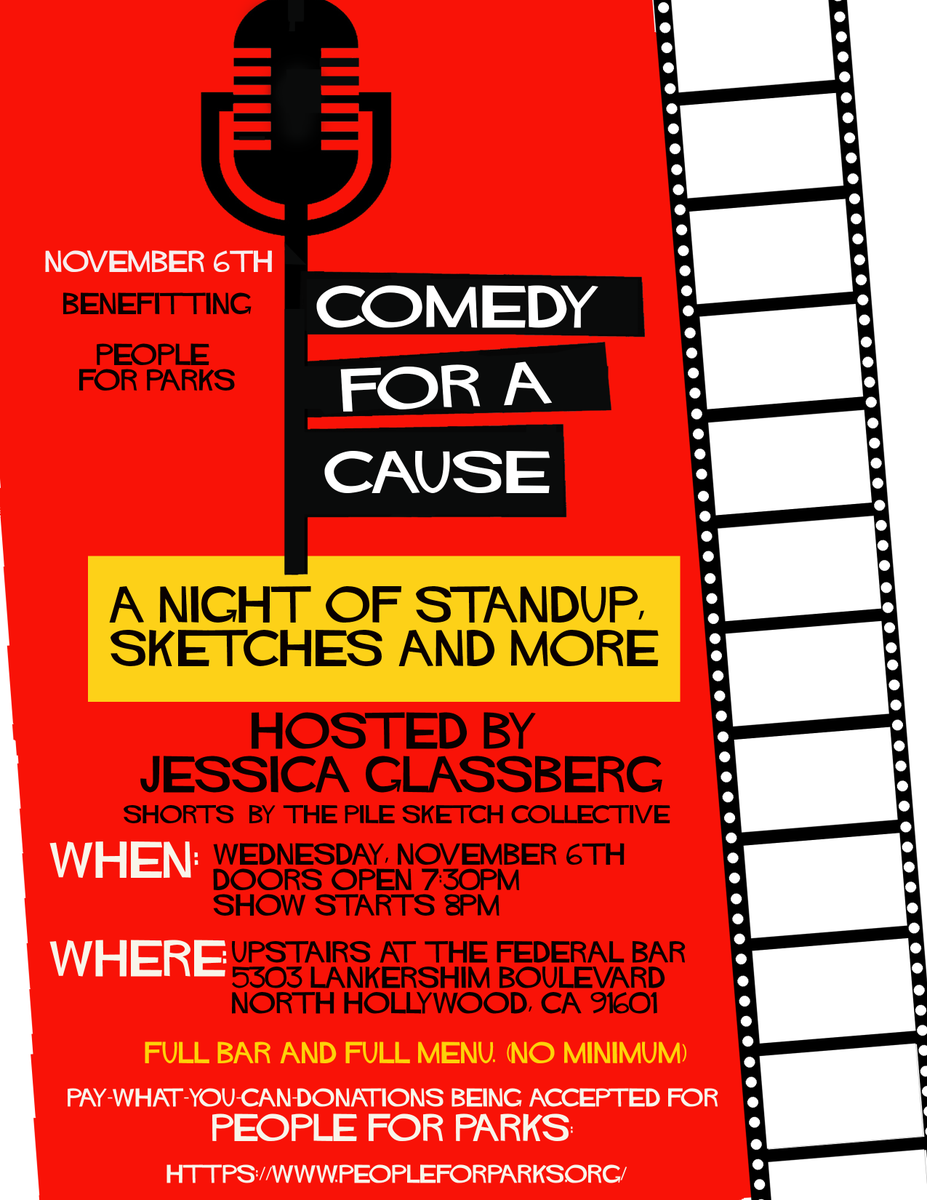 DavidKoechner's tweet image. Hey gang! Join me tonight, November 6th, at Comedy For A Cause hosted by @JGlassberg at an incredibly FUN event benefitting People for Parks.

More info here: bit.ly/Koechner_comed…