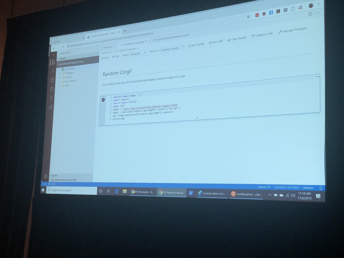 Frank Geisler | MVP 🇩🇪 (@frankgeisler) on Twitter photo <a href="/AzureDataStudio/">Azure Data Studio</a> in Web Mode running in a browser so there is no need to install it. OH „We have a lot plans with this“ #PassSummit2019 <a href="/AzureDataStudio/">Azure Data Studio</a> in Web Mode running in a browser so there is no need to install it. OH „We have a lot plans with this“ #PassSummit2019