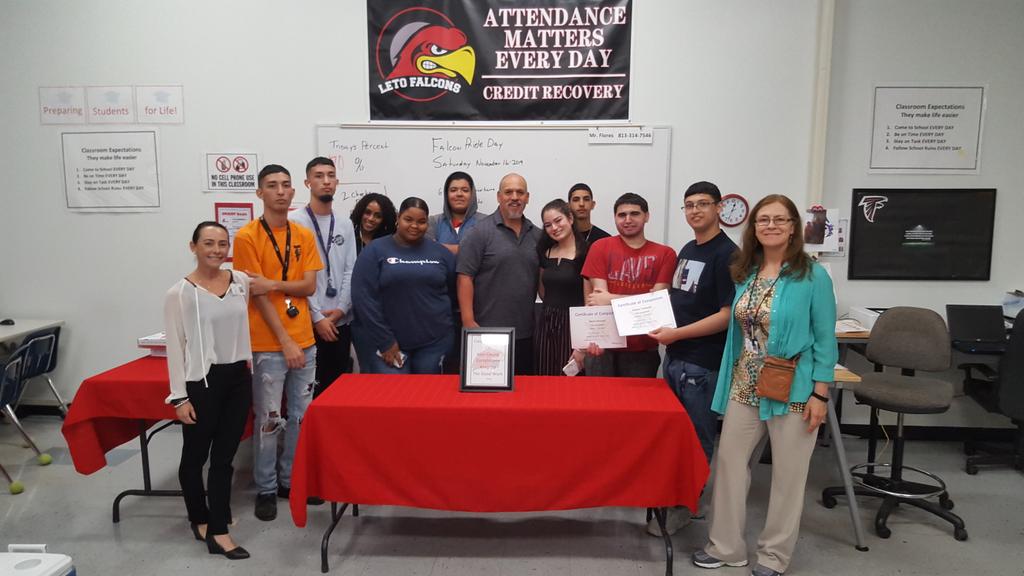 Flores- Steps to Success
Credit Recovery Program Celebrates 60 Students Course Completions in the First Quarter.
<a href="/Rob4Principals/">Rob Nelson, M. Ed., CPC</a> @LHSMcCoy @LHSKleinTime <a href="/LHSGehrke/">Drew Gehrke</a> <a href="/LetoHSGuidance/">Leto HS Guidance</a> <a href="/hcpsedgenuity/">Hcpsedgenuity</a> <a href="/EricBergholm/">Eric Bergholm</a>