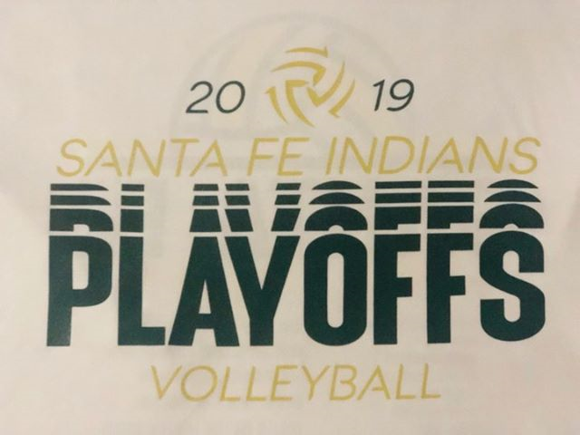 Santa Fe Volleyball Area Playoff Game
vs Lamar Consolidated
6:00 p.m. on Thursday (11-7-19)
@ Shadow Creek High School (11850 Broadway Pearland, TX 77584)
Good Luck Indians!