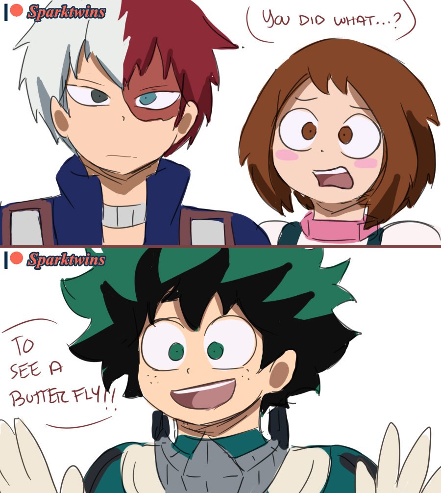 Steven Universe reference lol. Posted two weeks ago on Patreon, thanks for your support! #BokuNoHeroAcademia 