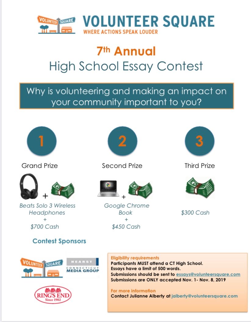 Only 2 days left to get those essays in! Submit today for a chance to win some great prizes and to inspire other people to give back to their community! #GetInspiredGetInvolved #TeenVolunteering #VSEssaycontest2019