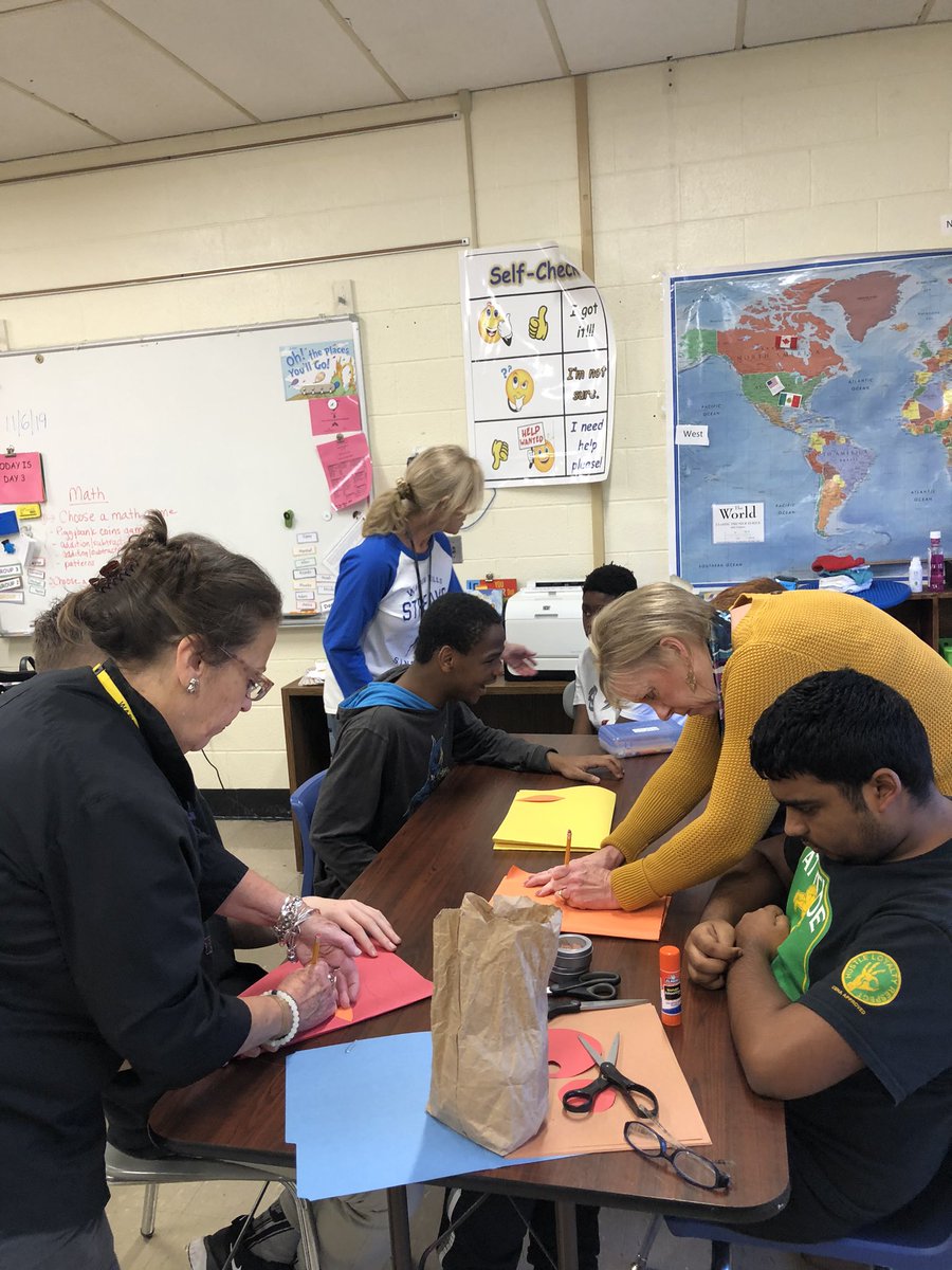 4 of our very special GlamourGals brought fun and joy to the special needs class today. Spreading love through manicures, crafts and laughter. 💗💗 <a href="/WHRHighSchool/">Warren Hills HS</a> <a href="/GlamourGals/">GlamourGals</a> #WHRHSPride #spreadingjoy
