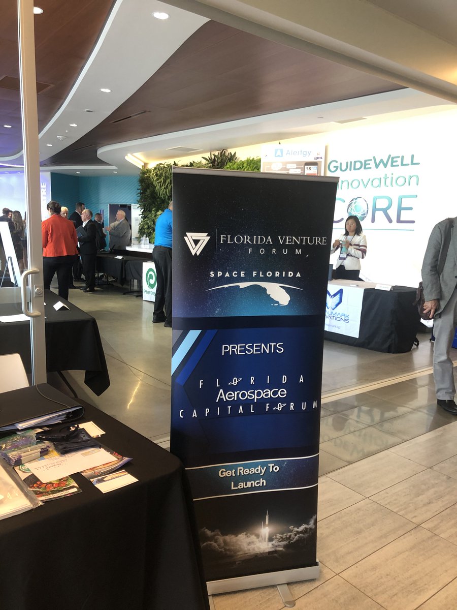 flventure's tweet photo. We have LIFTOFF! 🚀
20 companies are pitching their innovative ideas at the 2019 Florida Aerospace Capital Forum at Lake Nona. Over 150 attendees including representatives from @NASA @northropgrumman @LockheedMartin! #FACF19 https://t.co/bay3fd0dVT