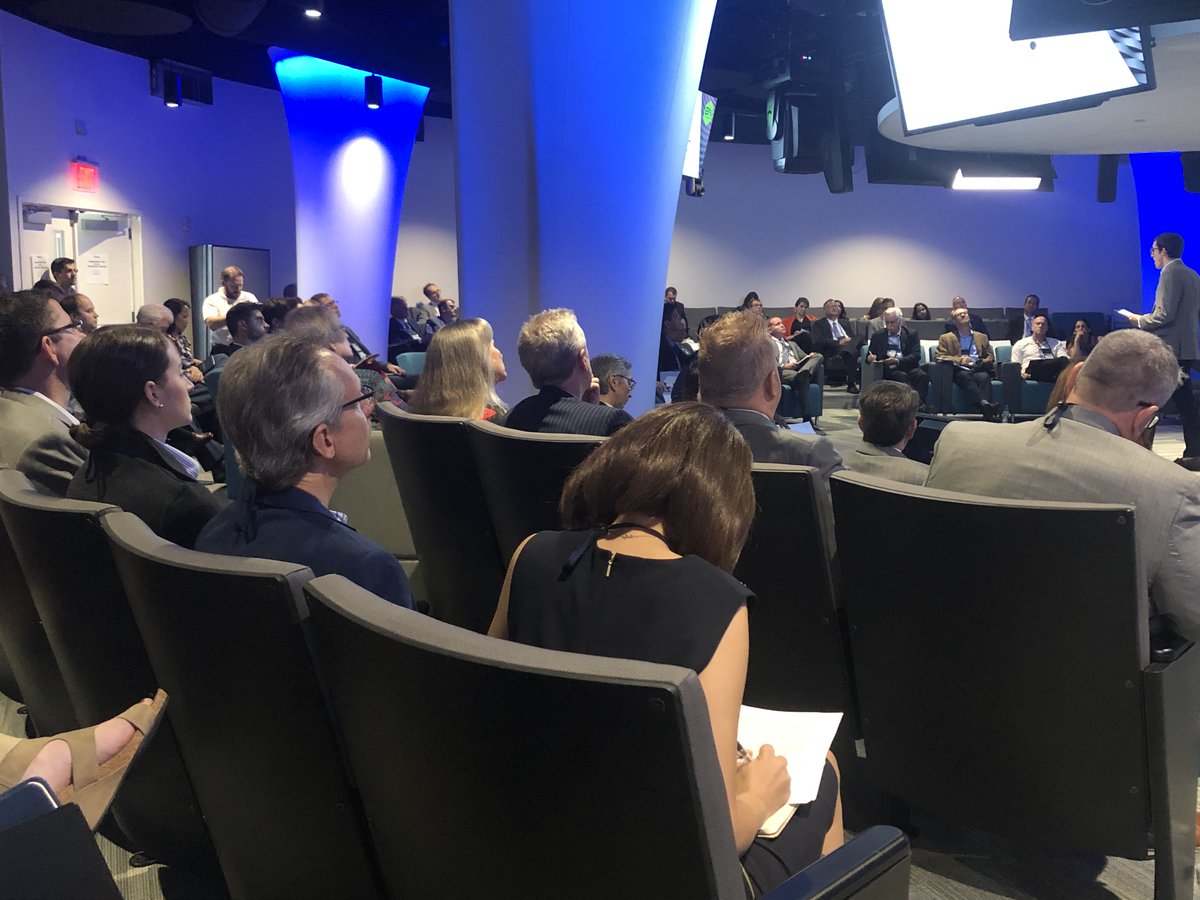 flventure's tweet photo. We have LIFTOFF! 🚀
20 companies are pitching their innovative ideas at the 2019 Florida Aerospace Capital Forum at Lake Nona. Over 150 attendees including representatives from @NASA @northropgrumman @LockheedMartin! #FACF19 https://t.co/bay3fd0dVT