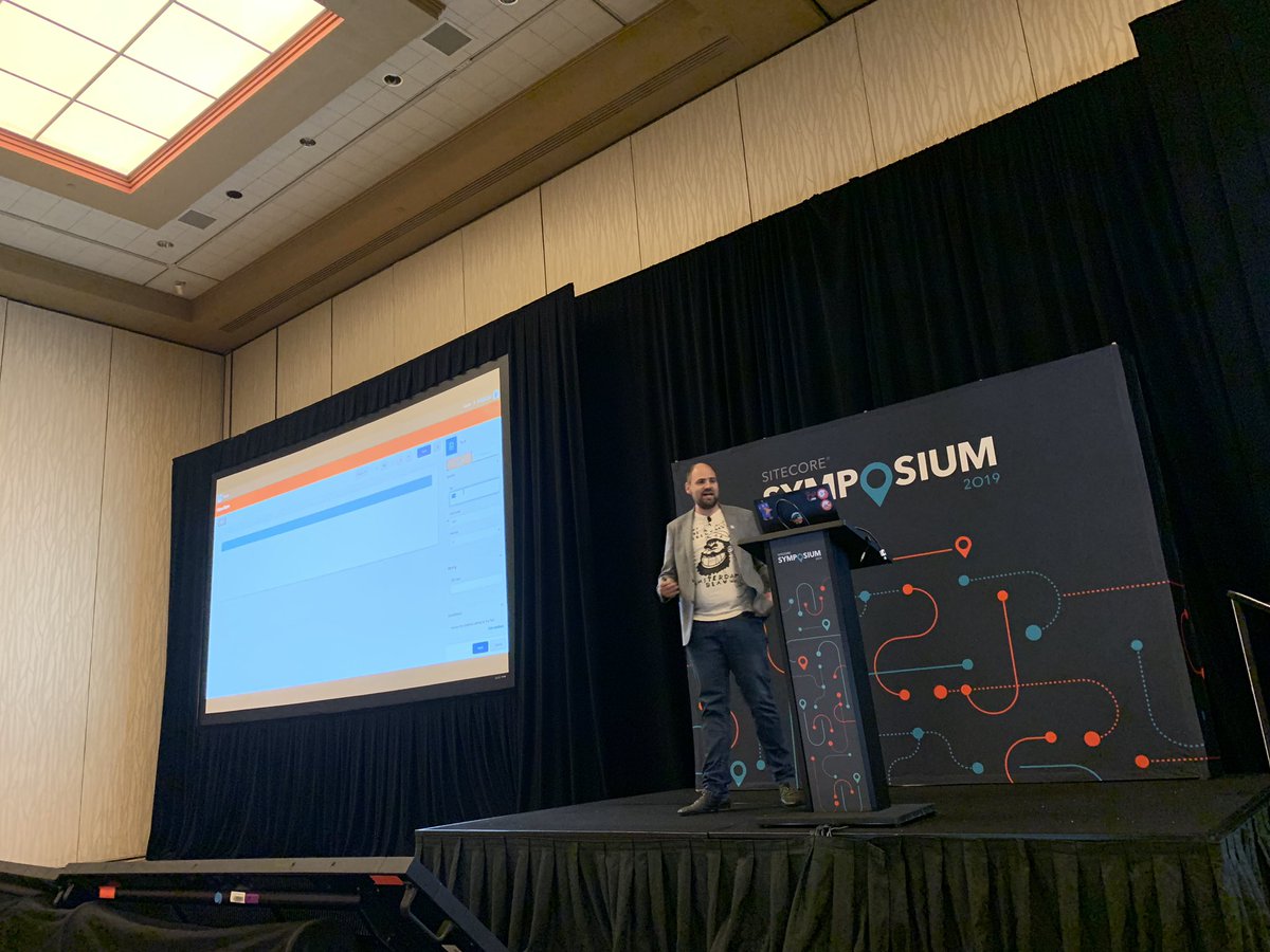 philipachten's tweet photo. 10 things you didn’t know about #Sitecore Forms - great session including video code &amp; demo fragments by Bart @_onelittlespark of @TheReference at #SitecoreSYM https://t.co/raZKrUIJJj