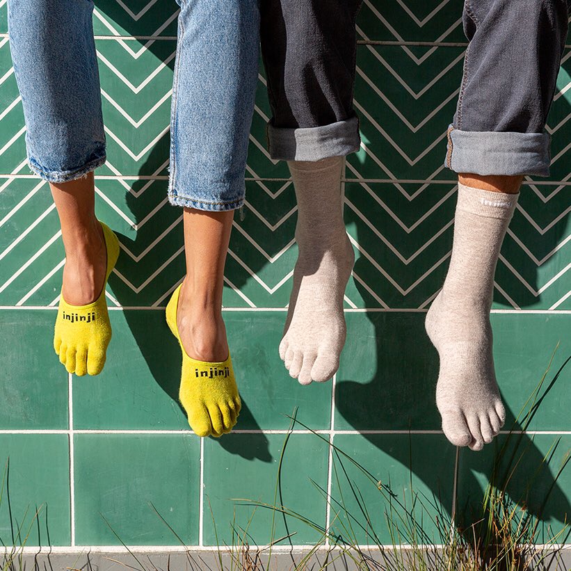 injinji's tweet image. Introducing the Upcycled Collection!
Toesocks made for your feet but are better for the earth. ♻️ 
#UpcycledToesocks #ToesocksOrNoSocks #FindYourInjinji 

Find them here: bit.ly/32n3D7h