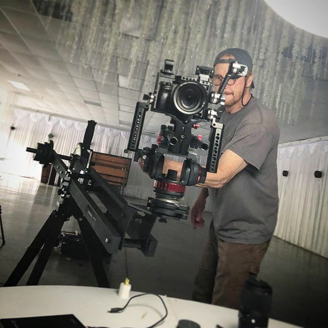 Working on a short film soon with @erikolsenpictures Here, we’re doing some lens and lighting tests on the Taurus  Jr #jib operating it from the front with a fluid head. The crane is mounted on our custom heavy duty #tripod. Not pictured is a big floor d… bit.ly/2NqQ3Md