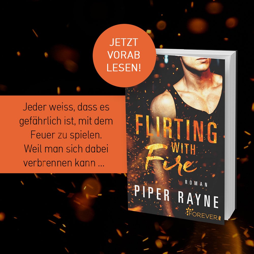 Ende des Monats erscheint endlich der neue Serienauftakt von Piper Rayne und auf @vorablesen könnt ihr euch jetzt schon für euer exklusives #VorabExemplar von #FlirtingWithFire bewerben: vorablesen.de/buecher/flirti… 😍