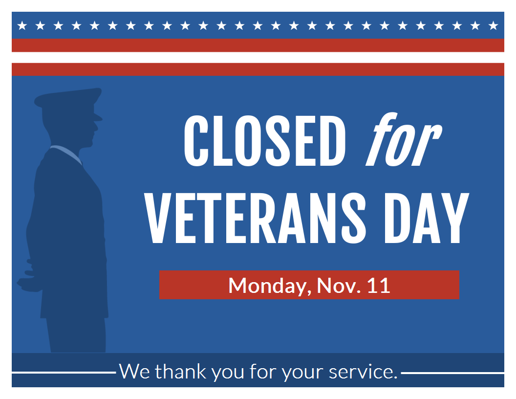 CovPubLib's tweet image. CovPubLib will be closed on Monday, Nov. 11 for Veterans Day.  #CovPubLib libraryaware.com/1XNAS0
